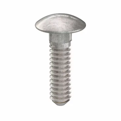 USA INDUSTRIALS Carriage Bolt: Square Neck, #10-24 Thread Size, 3/4 in lg, Stainless Steel - 18-8 Stainless Steel Square Neck Carriage Bolts
