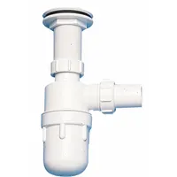 APPROVED VENDOR Trap: Plastic, Unfinished, White, 1 1/2 in Nominal Pipe Size, 10 1/2 in Overall Lg (MPN F33100-0000)