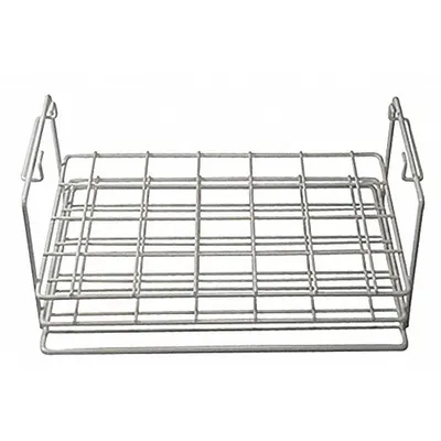 Rak Tabung WHEATON: Tinggi Keseluruhan 2 1/2 in, Putih - Lab Storage Racks