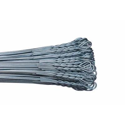 Pengikat Bal: Galvanis - Single-Loop Wire Ties