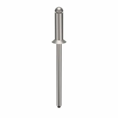 Paku Keling Buta, 1 1/2 in P, 1/8 in dia, PK500: Inci, 1 1/2 in Pjg Keseluruhan, 13/32 in Pjg Badan - Flush-Mount Blind Rivets