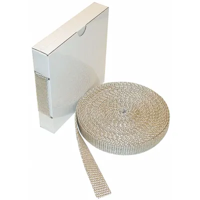 Selotip Listrik: 1 1/2 in Lebar Gulungan - High-Temperature Silica Tape