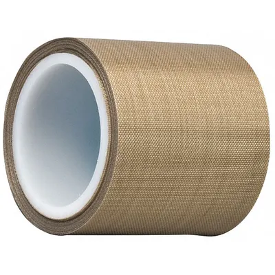 Selotip Kain 3M: 1/2 in Wd, 5 yd Lg, 3.2 mil Tebal, Silikon - PTFE Slick Surface Tape