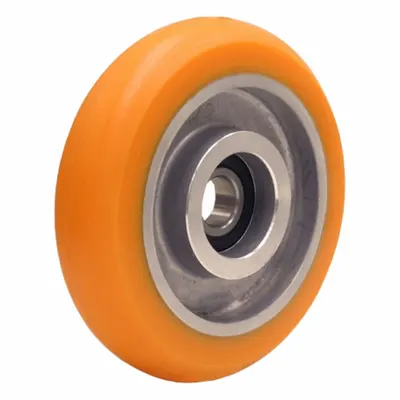 HAMILTON Roda Kaster: Diameter Roda 5 in, Lebar Roda 1 1/4 in, Poliuretana, Kapasitas Beban 450 lb - Easy-Roll Polyurethane Tread on Steel Core Wheels