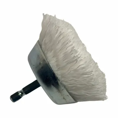 Sikat Cawan Nonabrasif DICO untuk Bor: Crimped, Diameter Sikat 2 1/2 in, Tangkai 1/4 in - Nonabrasive Cleaning Brushes