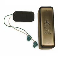 LCN Electromagnetic Lock Activation Device: 4 3/4 in Ht, 1/2 in Dp, 1 1/2 in Wd, ADA Compliant, Gray (MPN 8310-3818TWS)