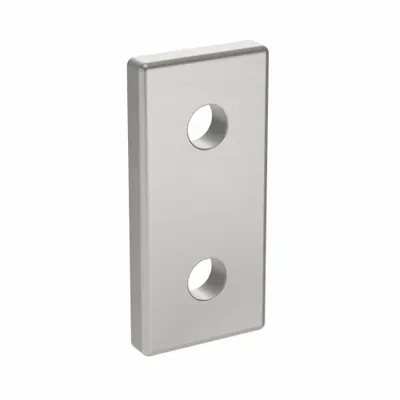 FATH INC. Pelat Penyambung: Pelat Datar Lurus, Seri 20, 38 mm x 18 mm x 4 mm, Untuk Lebar Slot 5 mm - Plate Connectors