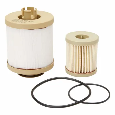 FLEETGUARD Filter Bahan Bakar: Kartrid, 4 1/4 in Pjg Keseluruhan, 3 11/16 in Dia Luar, Bahan Bakar Diesel - Cartridge Fuel Filters