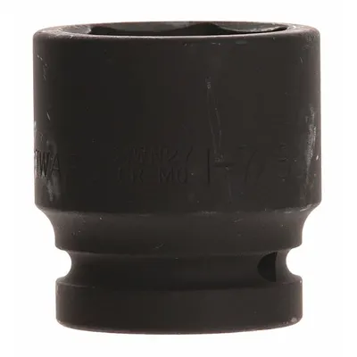WESTWARD Soket Impact: 1 in Ukuran Penggerak, SAE, 1 7/8 in Ukuran Soket, 6-Point, Std - 1" Drive Impact Sockets