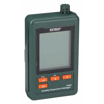 EXTECH Pencatat Data: Kelembaban Relatif Terukur 10% hingga 90%, 32°F hingga 122°F, 0°C hingga 50°C - Temperature & Humidity Data Loggers