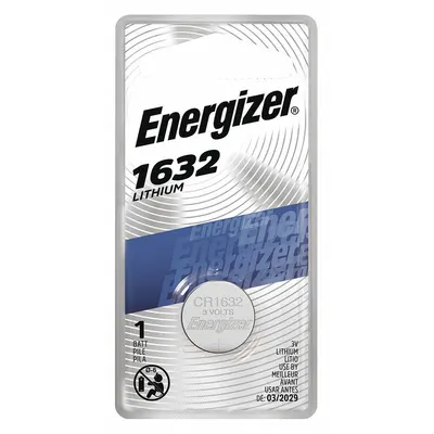 Baterai Koin ENERGIZER: Ukuran Baterai 1632, Litium / Mangan Dioksida, Kapasitas 130 mAh - Disposable Coin & Button Batteries