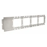 B-LINE BY EATON Mounting Bracket: Galvanized Steel, Silver, 1 in Overall Dp, 1 in Overall Wd (MPN BB8-24)