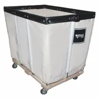 ROYAL BASKET TRUCKS Basket Truck: 26.7 cu ft, 600 lb, 48 in L x 32 in W x 30 in H, White, Wood (MPN G20-CCW-PMA-3UNN)