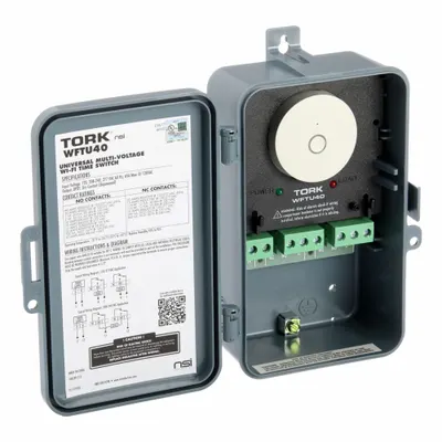 TORK Timer Digital: 7 hari, Astronomis, 120/208-240/277V AC, DPDT - Wireless Digital Timer Switches