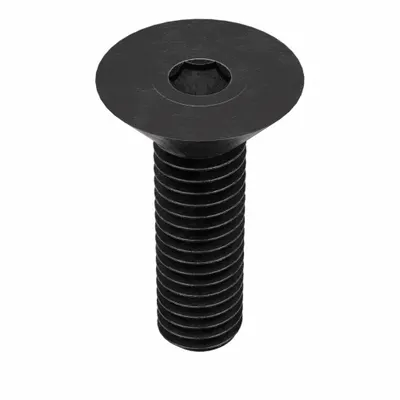 KERR LAKESIDE Sekrup Kepala Datar Soket: Ukuran Ulir #10-32, Panjang 5/8 in, Datar, Oksida Hitam - Flat Head Socket Cap Screws