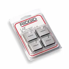 This 3/4 in NPT right-hand pipe die is made of stainless steel for corrosion resistance. Designed for use with RIDGID handheld threader heads, it is suitable for threading stainless steel pipe in plumbing, mechanical contracting, and industrial maintenance applications.