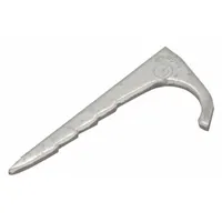 RACO Nail Strap: Steel, Galvanized, 1 in Trade Size / Wire Range (MPN 2254)