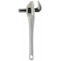 RIDGID Offset Pipe Wrench: 2 in Jaw Capacity, Serrated, 14 in Overall Lg, I-Beam (MPN 31120)