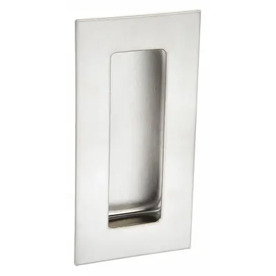 SUGATSUNE Gagang Tarik Tersembunyi: Lubang Berulir, Baja Tahan Karat, Perak, Baki - Rectangular Recessed Pull Handles
