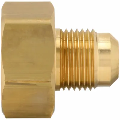 Adaptor Fitting Flared PARKER: Ukuran Fitting 1/4 in OD x 3/4 in Pipa, Flared/Threaded - Standard Brass 45-Degree Flare Tube Fittings