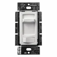 Speed Control: Rocker/Single Slide, SPDT, 1 Switches or Dials, 120V AC, White Plate, 1.5 A, White (MPN CTFSQ-F-WH)