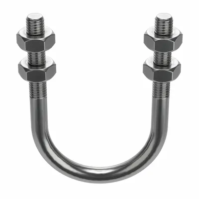 CALBRITE Baut-U Standar: 1/2"-13 Ukuran Ulir, Untuk Ukuran Pipa 2 1/2 in, Tinggi Dalam 3 3/4 in - Standard U-Bolts