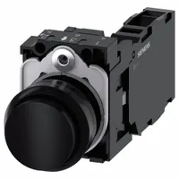 SIEMENS Extended Push Button Operator: Non-Illuminated, Extended Profile, Non-Metallic, 22 mm (MPN 3SU1100-0BB10-1FA0)