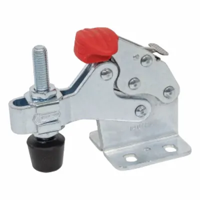 Klem Toggle Horizontal JW WINCO: Gagang Horizontal Terkunci, Pemasangan Basis Flensa - Standard Toggle Clamps