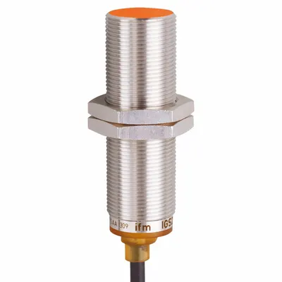IFM Sensor Proksimitas Silinder Induktif: Kabel Non-Terminasi, Terlindung - Cylindrical Sensors with Non-Terminated Cables