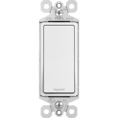 Sakelar Dinding PASS & SEYMOUR: Sakelar Rocker, Kutub Tunggal, Dipertahankan, Putih - Rocker Wall Switches