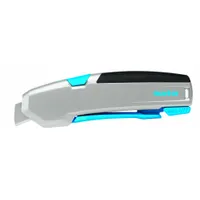 MARTOR Ergonomic, squeeze grip safety knife: 154 mm Overall Lg, Rubberized, 22 mm Overall Wd, Slider (MPN 625095.02)