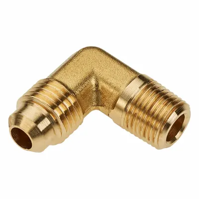 PARKER Sambungan Siku Flare: Ukuran Sambungan OD 5/8 in, Flare/Berulir - Standard Brass 45-Degree Flare Tube Fittings