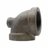 Threaded pipe tee with 3 in main run and 3/4 in branch outlet, all ends threaded. Class 125 cast iron construction rated for 175 psi at -20° to 150°F. Used in low-pressure water, air, and steam piping systems to branch a smaller line from a larger main