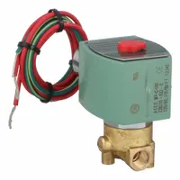 REDHAT Solenoid Valve: 2-Way, Normally Closed, 1/8 in Pipe Size, 110V AC/120V AC, High Flow (MPN 8262H002LF 120/60, 110/50)