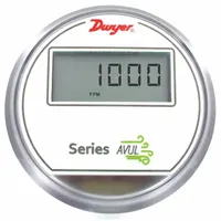 DWYER Air Velocity Transmitter: 4 mA to 20 mA, 122°F, AVUL-3DB1-LCD, 1,000 fpm to 4,000 fpm, LCD