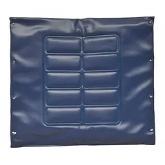Vinyl embossed back upholstery for wheelchairs, 24 inches wide by 18 inches high. Includes attaching hardware for installation. Compatible with Colson brand wheelchairs.