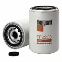 Spin-on diesel fuel filter with 3 11/16 in outside diameter. Removes contaminants from diesel fuel to protect injectors and engine components. Suitable for use in heavy-duty trucks, buses, and industrial equipment