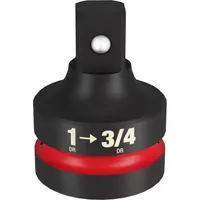MILWAUKEE IMPACT REDUCER: 1 in Input Drive Size, Black Phosphate, 3/4 in Output Drive Size, Square (MPN 49-66-6731)