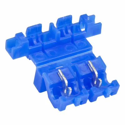 3M Konektor Displacement Isolasi: 1 Port, Biru, 18 AWG – 14 AWG Rentang Ukuran Run - T-Tap Fuse Holders