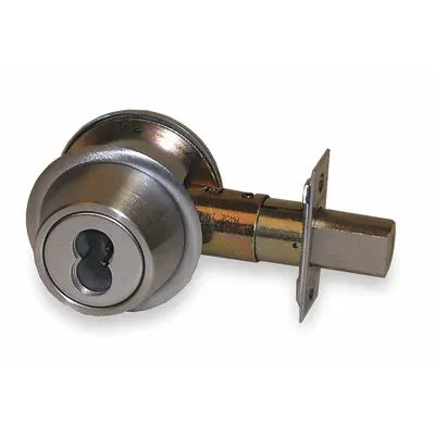 FALCON LOCK Kunci Mati: Silindris, Inti Tidak Termasuk, 1 7/8 in Tebal Pintu - Maks - Standard Cylindrical Deadbolts