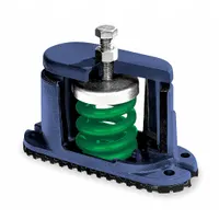 MASON Floor-Mount Vibration Isolator: Spring, 1,650 lb Capacity, 5 5/8 in Ht, 2 3/4 in Wd, Black