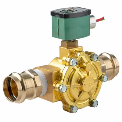 REDHAT Solenoid Valve: 2-Way, Normally Closed, 1 in Pipe Size, 24V DC, Watertight - 2-Way/2-Position, Normally Closed Solenoid Valves