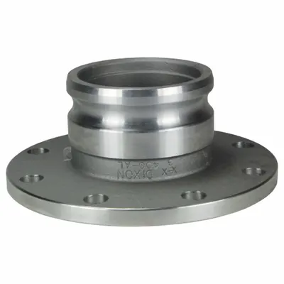 DIXON VALVE & COUPLING Adaptor Cam dan Groove: 4 in Ukuran Kopling, 100 psi Tekanan Kerja Maks. @ 70 F - Type AL Aluminum Cam & Groove Fittings