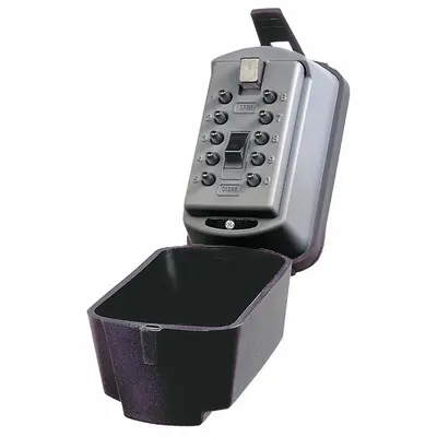 Kotak Kunci KIDDE: Kunci Kombinasi Mekanis, Kapasitas 2 Kunci, Tinggi Luar 4 1/2 in - Surface-Mount Lockboxes