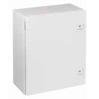 RITTAL Enclosure: Steel, 19 in x 15 in x 8 in, NEMA 1/12/3R/4, Solid Cover, Hinged (MPN WM201608NC)