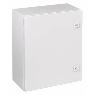 RITTAL Enclosure: Steel, 19 in x 15 in x 8 in, NEMA 1/12/3R/4, Solid Cover - Steel Washdown Enclosures