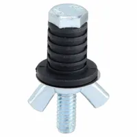SHAW PLUGS Mechanical Expansion Plug: Hex Nut, End of Pipe, For 1/2 in Pipe, Neoprene Plug (MPN 62096)