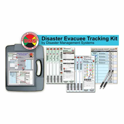 DISASTER MANAGEMENT SYSTEMS Perlengkapan Pelacakan Evakuasi Bencana: Hitam/Abu-abu - Incident & Triage Management Kits