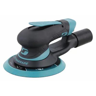 DYNABRADE Sander Orbital Udara: 6 in Disc, Hook and Loop, 3/16 in Orbit, Central Vacuum - Self-Vacuum Random Orbital Sanders