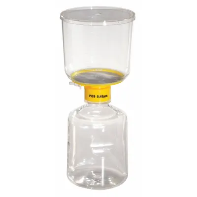 LAB SAFETY SUPPLY Unit Filter: Ukuran Partikel Maks 0.45 um, Dia 90 mm, PES, Termasuk Sumbat - Vacuum Filter Systems